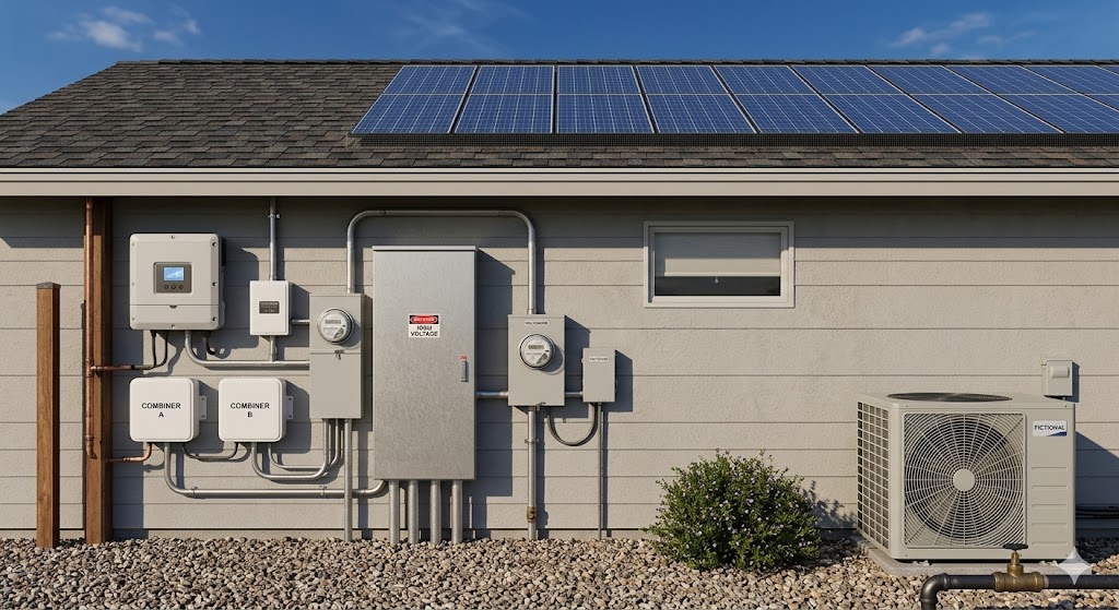 Maison équipée de panneaux solaires Starworks Systems